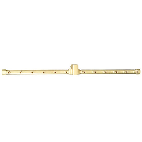 130K BTU 25.75" Linear Brass Burner for Firepits Warming Trends 