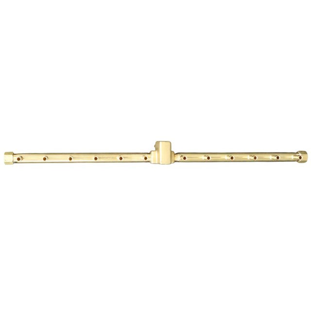 130K BTU 25.75" Linear Brass Burner for Firepits Warming Trends 