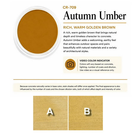 Water Reducible Concentrated (WRC) Concrete Stain