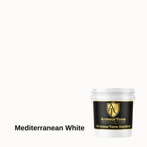 ArmourTone Sanded - Colored Texture Coating - 5 Gallon ArmourTone Mediterranean White 