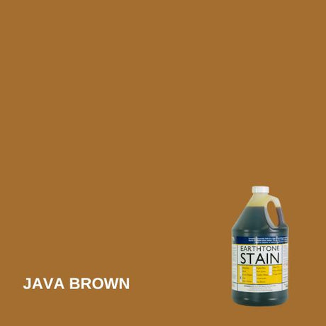 Earthtone Concrete Acid Stain EZChem Inc Java Brown 1 Gallon 