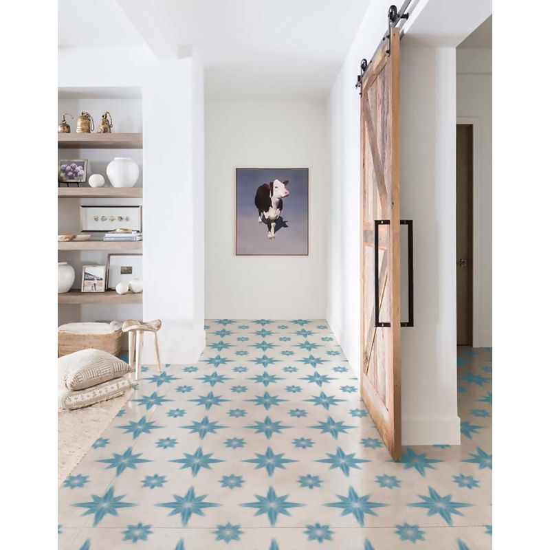 Davis Star Pattern - Adhesive-Backed Stencil Supplies FloorMaps Inc. 