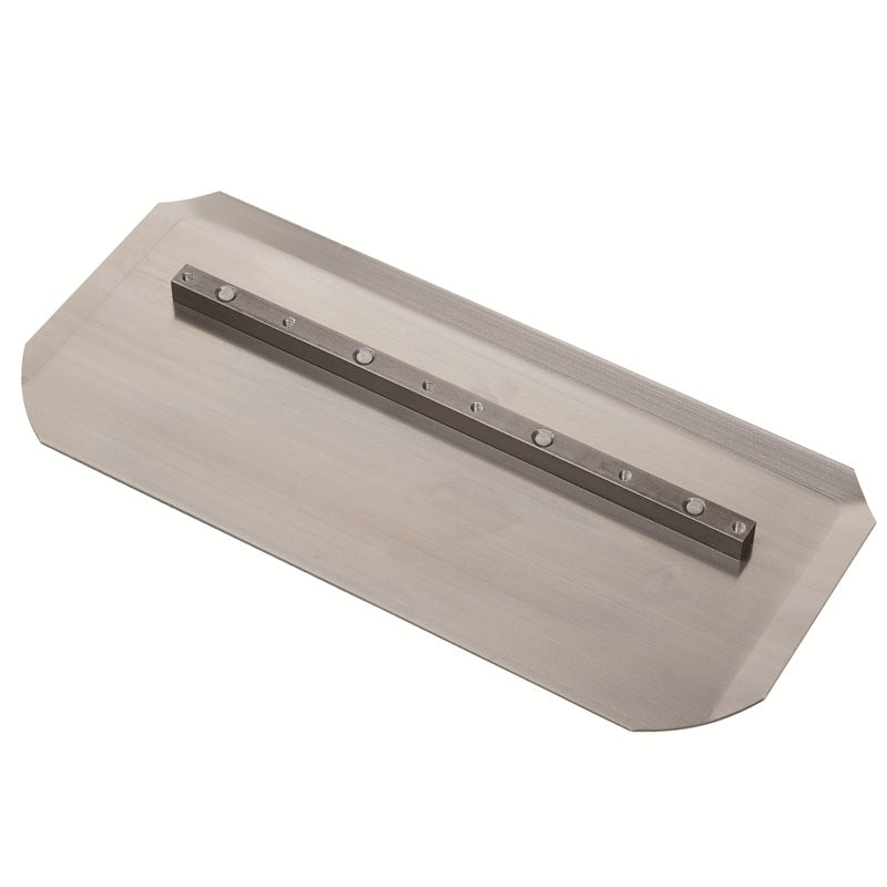 Wagman 8" x 18" Silver Steel Combo Power Trowel Blade (4-pack)