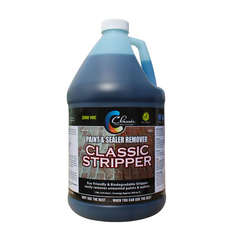 Classic Stripper - Environmentally Safe Paint and Sealer Remover - 1 Gallon Classic Coatings Systems 