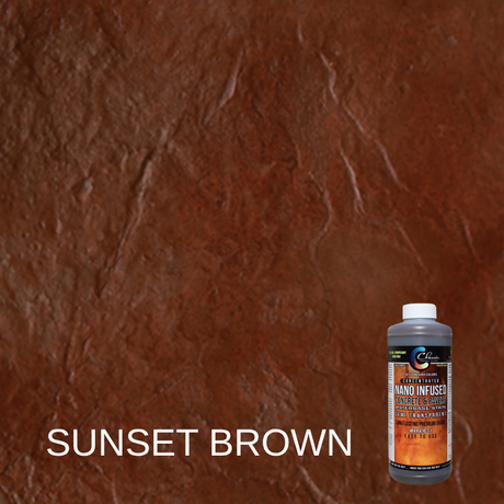 Classic Nano Infused Semi-Transparent Decorative Concrete Water-Based Stain - 1 Quart - Concentrate