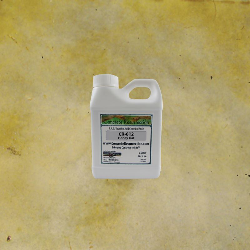 Reactive Acid Chemical (RAC) Concrete Stain Engrave-A-Crete 16 oz Honey Oat 