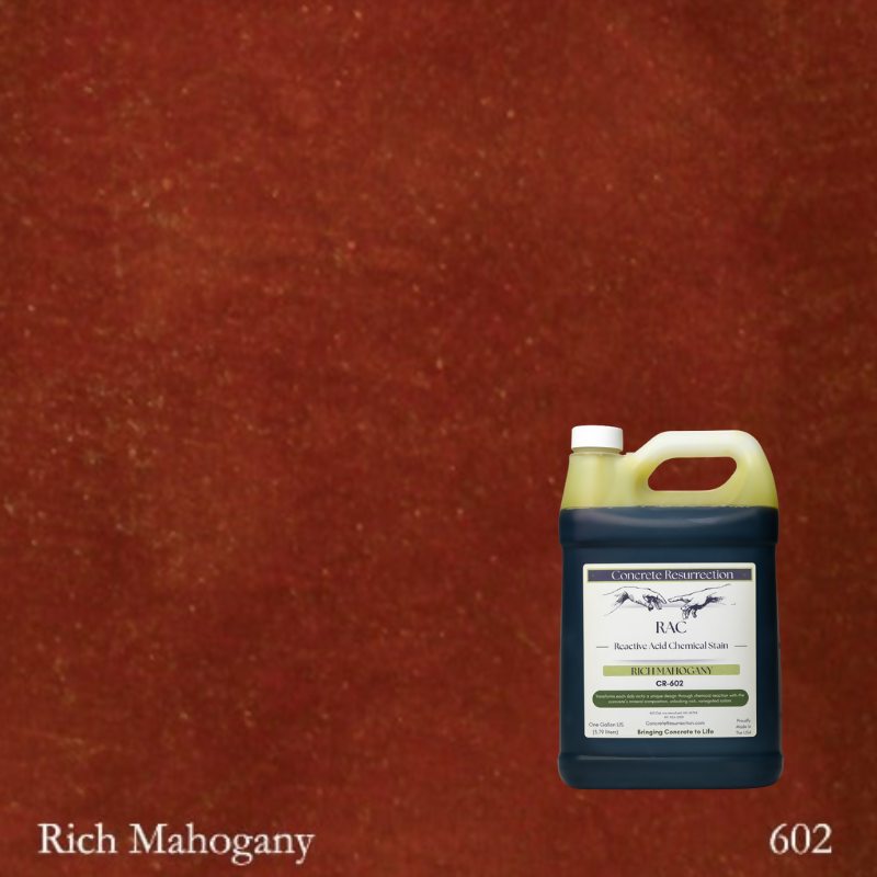 Reactive Acid Chemical (RAC) Concrete Stain