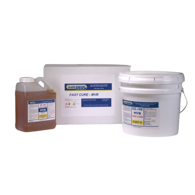 EZ 100 MVB Fast Cure - High Solids Moisture Vapor Barrier - 3 Gallon Kit EZChem Inc 