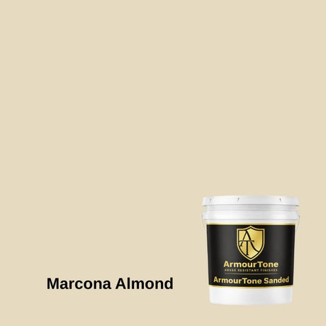 ArmourTone Sanded - Colored Texture Coating - 5 Gallon ArmourTone Marcona Almond 