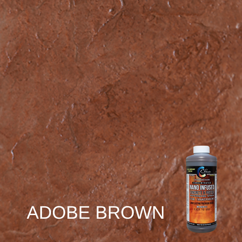 Classic Nano Infused Semi-Transparent Decorative Concrete Water-Based Stain - 1 Quart - Concentrate