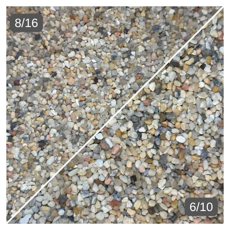 Gold Swimming Pool Pebbles - 50 lb Consolidated Aggregates 