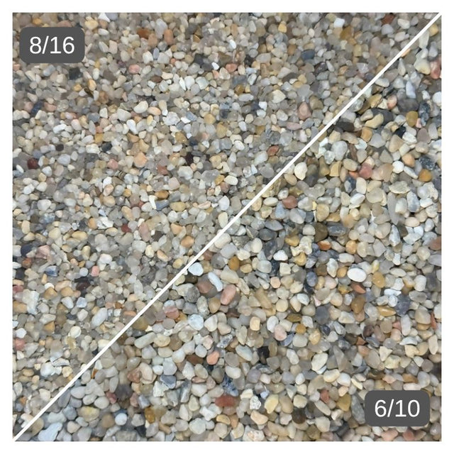 Gold Swimming Pool Pebbles - 50 lb Consolidated Aggregates 