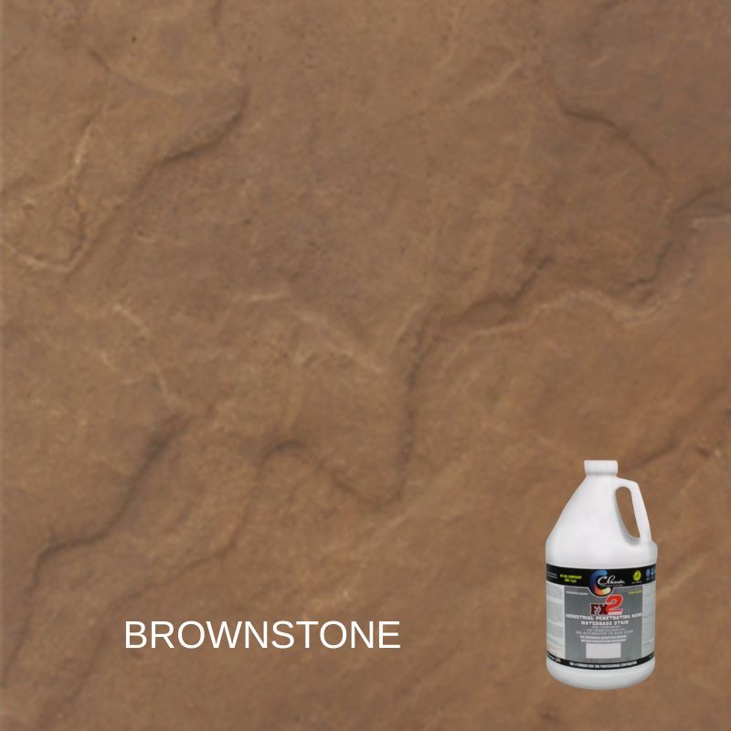 FX2 Armor Nano Industrial Grade Stain - 1 Gallon Classic Coatings Systems Brownstone 