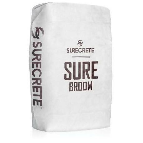 SureBroom Concrete Broom Overlay 50lb. Surecrete White 