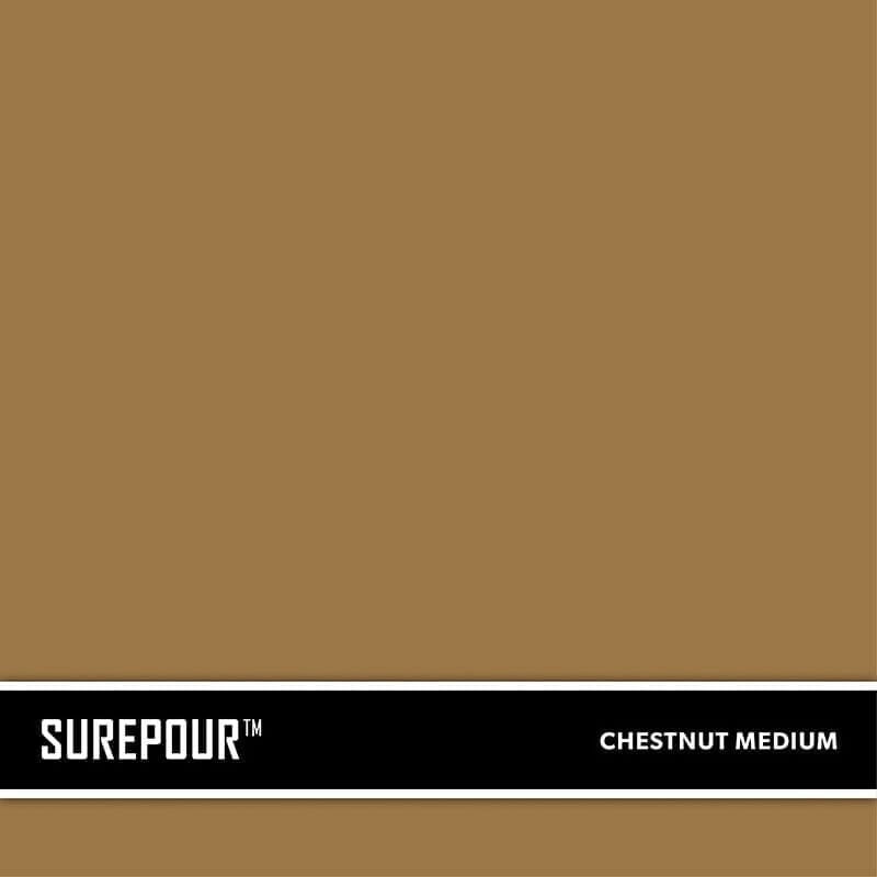 SurePour Concrete Integral Color Sacks for Fresh Concrete 10lb. Surecrete Chestnut - Medium 