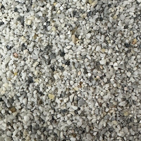 Arkansas White Swimming Pool Pebbles - 50 lb Consolidated Aggregates 8/16mm 