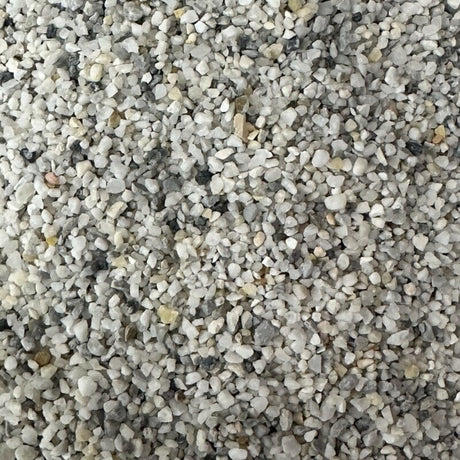 Arkansas White Swimming Pool Pebbles - 50 lb Consolidated Aggregates 8/16mm 
