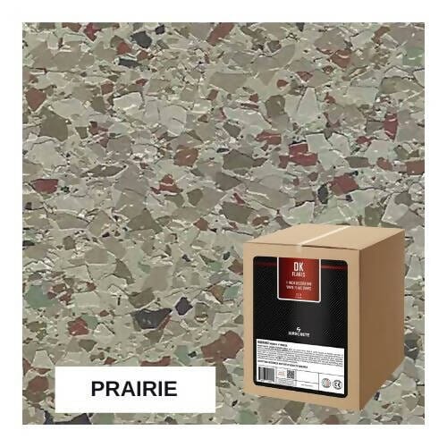 DK Flakes Epoxy Floor Flakes - 25 lb - 1/4" Flake Surecrete PRAIRIE 