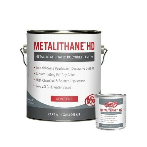 Metalithane HD - Two-component Aliphatic Urethane Rainguard Pro 1 Gallon Kit Semi-Pearl 