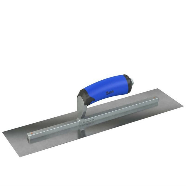 Carbon Steel Finishing Trowel - Square End - Comfort Wave Handle Bon Tool 