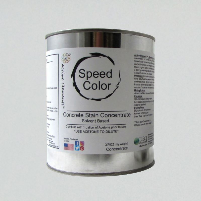 Speed Color - Acetone Dye - Concentrate Engrave-A-Crete 1 Gallon True White 