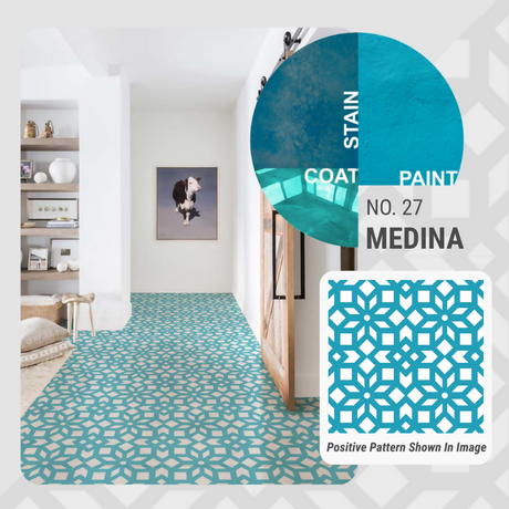 Medina Pattern - Adhesive-Backed Stencil