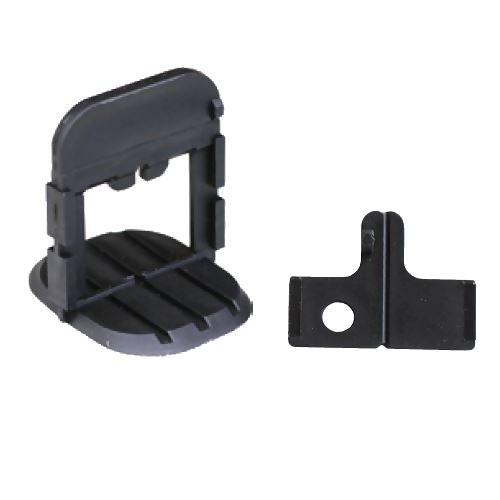 EZ Wedge Leveling System Designed for Edges and Corners Alpha Professional Tools Wedge Clip + Tab (5mm) - 200 Sets 