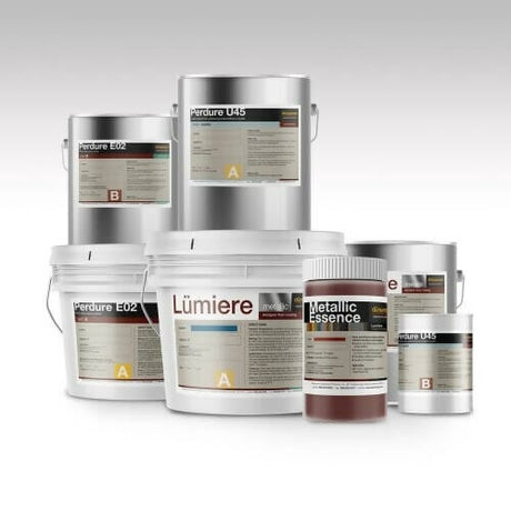 Lumiere Designer Metallic Epoxy Floor Kit - 750 Square Foot Duraamen Engineered Products Inc 