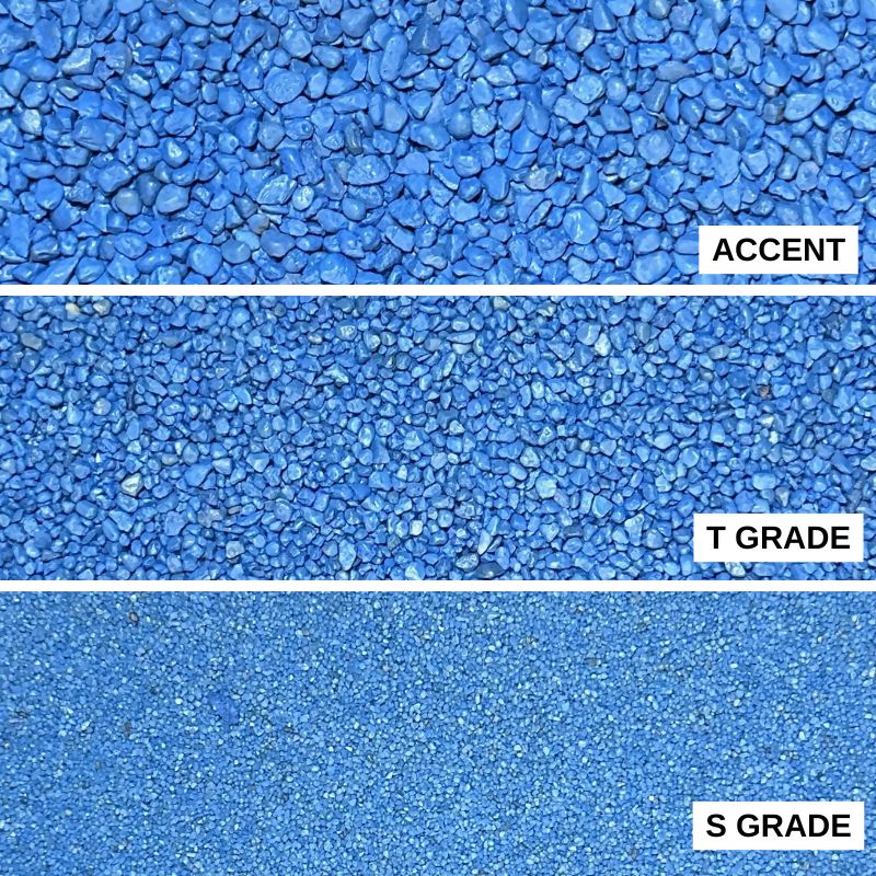 Levi Blue Colored Quartz - 50 lb Consolidated Aggregates 