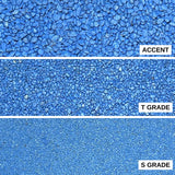 Levi Blue Colored Quartz - 50 lb Consolidated Aggregates 