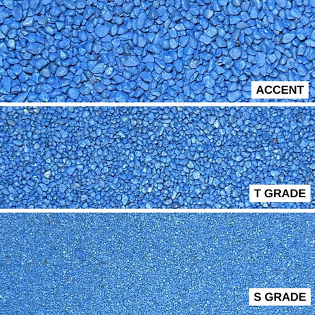 Levi Blue Colored Quartz - 50 lb Consolidated Aggregates 