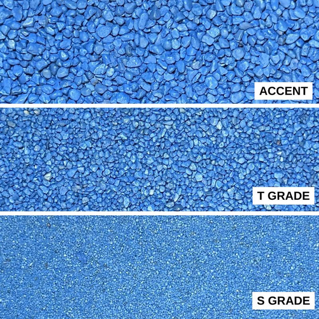 Levi Blue Colored Quartz - 50 lb Consolidated Aggregates 