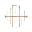 560K BTU 47.75" x 45.75" Crossfire Brass Burner for Firepits Warming Trends 