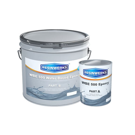 WBE 500 EP - Water-based Epoxy - 3 Gallon Kit - Cloud Gray Resinwerks Inc 