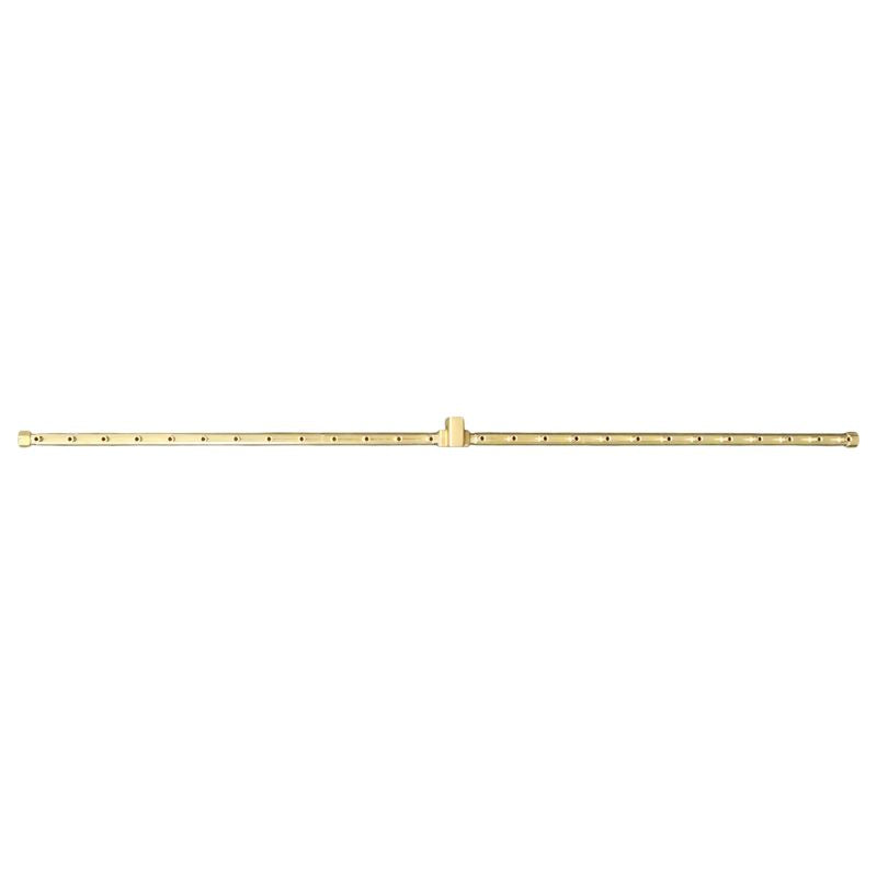 270K BTU 53.75" Linear Brass Burner for Firepits Warming Trends 