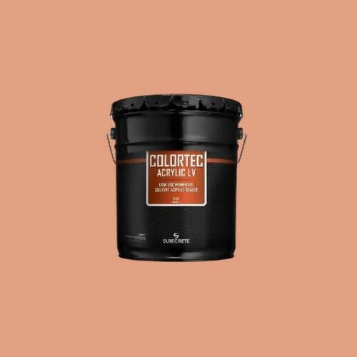 Colortec Acrylic LV Pigmented Outdoor Acrylic Sealer - Low VOC Surecrete 1 Gallon Coral 