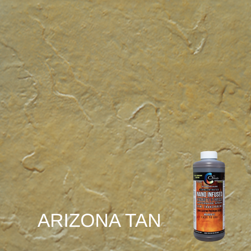 Classic Nano Infused Semi-Transparent Decorative Concrete Water-Based Stain - 1 Quart - Concentrate