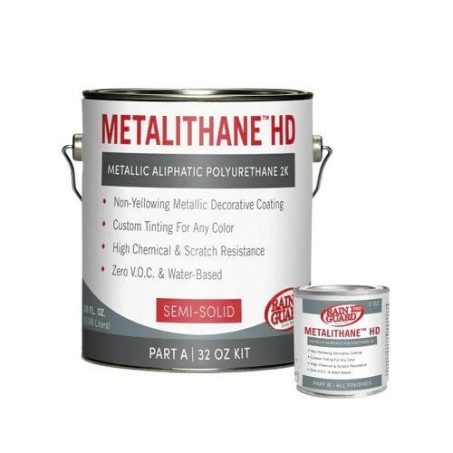 Metalithane HD - Two-component Aliphatic Urethane Rainguard Pro 32 oz kit Semi-Solid 
