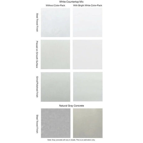 White Concrete Countertop Mix Concrete Countertop Solutions 