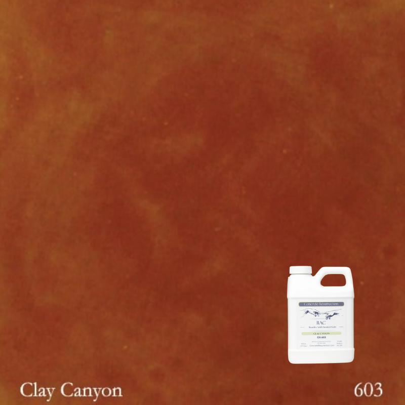 Reactive Acid Chemical (RAC) Concrete Stain