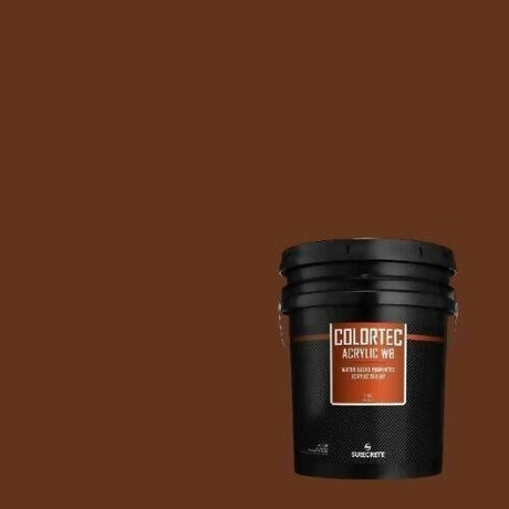 Colortec Acrylic WB pigmented Water Based Outdoor Acrylic Sealer Surecrete 1 Gallon Chocolate 