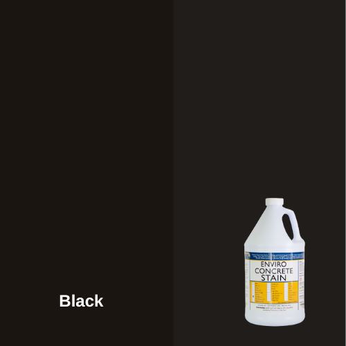 Enviro Concrete Water-Based Stain EZChem Inc Black 1 Gallon 