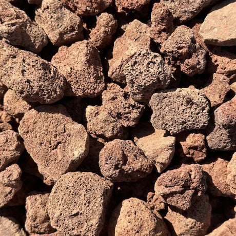 Red Lava Rock - 0.5cu ft bag Consolidated Aggregates 