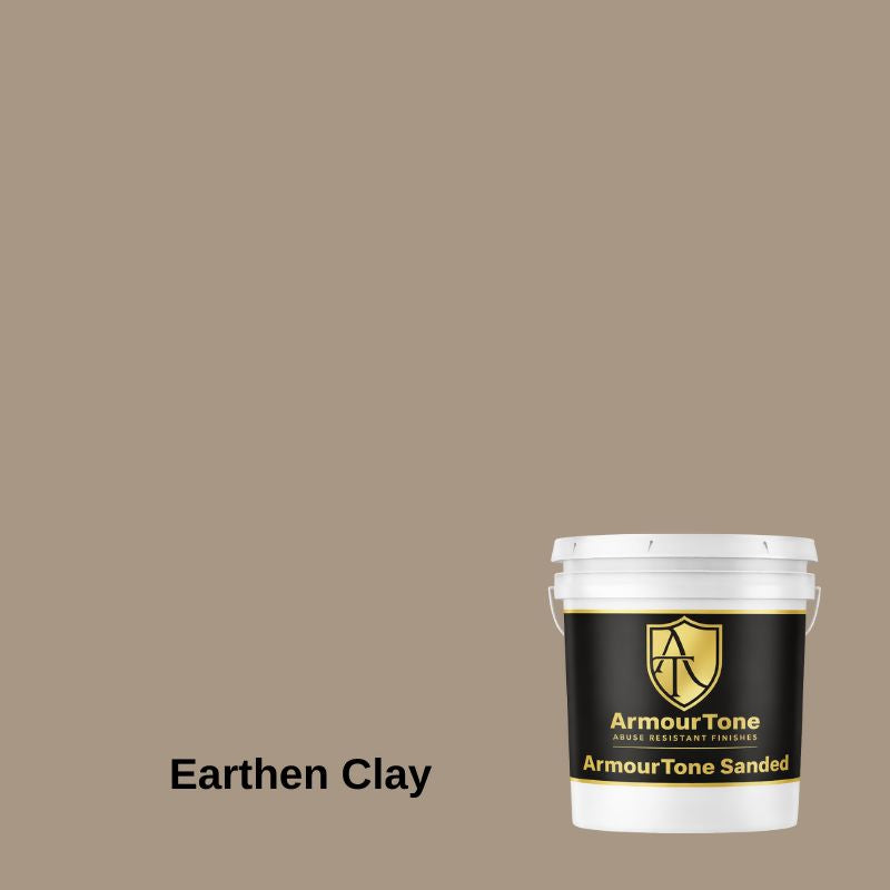 ArmourTone Sanded - Colored Texture Coating - 5 Gallon ArmourTone Earthen Clay 
