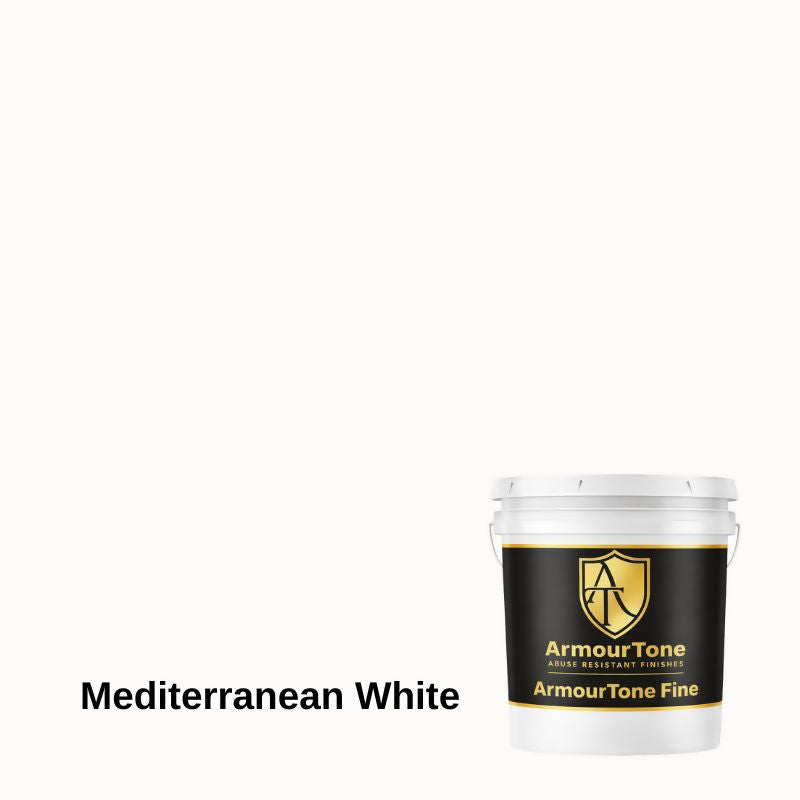 ArmourTone Fine - Colored Texture Coating ArmourTone 1 Gallon Mediterranean White 