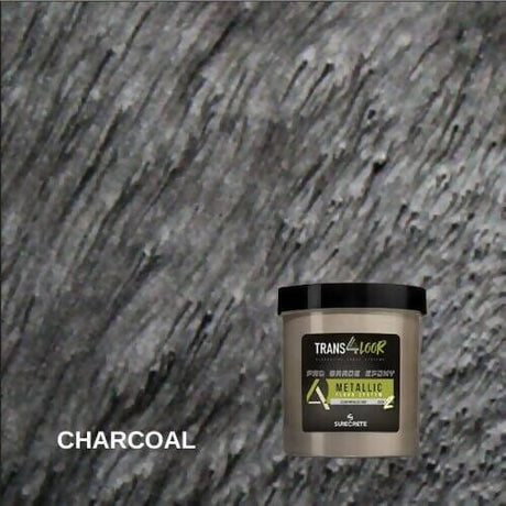 Trans4loor Metallic Pigments - 10 oz Surecrete Charcoal 