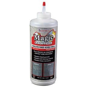 Magic Crack Filler – non-flammable concrete & asphalt crack repair (up to 2″)