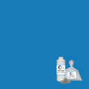 Classic EZ Coat Flexible Cementitious Concrete Overlay Kit Classic Coatings Systems Natural Gray Brilliant Blue 