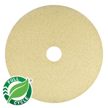 Image Beige - Ultra High Speed Burnishing Pad - Circular - 5 Pack Americo Manufacturing Company 