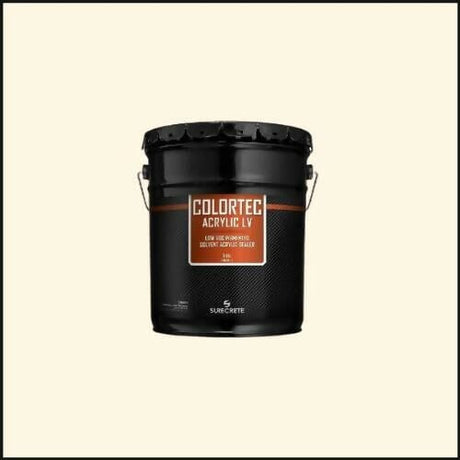 Colortec Acrylic LV Pigmented Outdoor Acrylic Sealer - Low VOC Surecrete 1 Gallon Caribbean Cream 